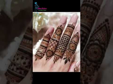 Latest And Trendy Mehndi Designs
