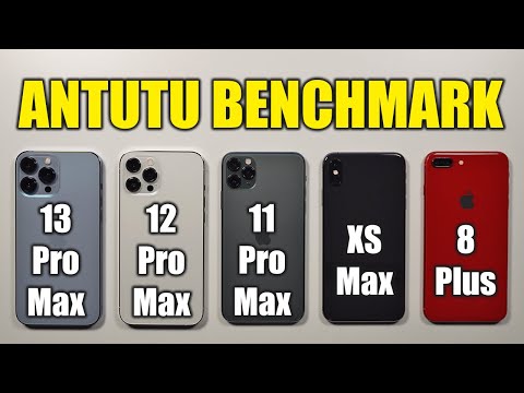 iPhone 13 Pro Max, 12 Pro Max, 11 Pro Max, XS Max, 8 Plus 🔥 AnTuTu Benchmark ⚡