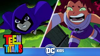 ¡Raven y Starfire INTERCAMBIAN cuerpos! | Teen Titans en Latino 🇲🇽🇦🇷🇨🇴🇵🇪🇻🇪 | @DCKidsLatino