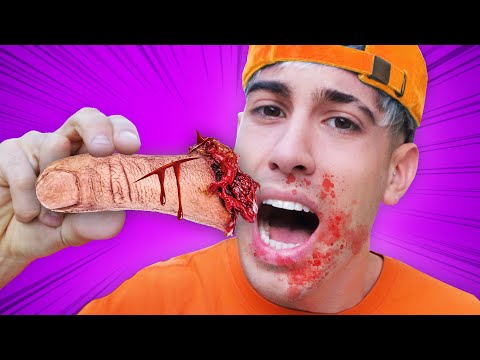 COMIENDO COMIDA DE TERROR !!