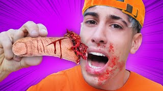 COMIENDO COMIDA DE TERROR !!