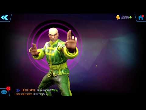 Wong unlock elite 6 & 7 red star pulls orb opening dark hold playtest marvel strike force