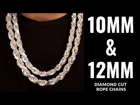10MM & 12MM Rope Chain | Luke Zion Jewelry