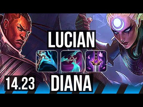 LUCIAN vs DIANA (MID) | VN Challenger | 14.23