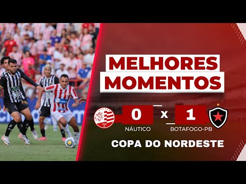 Náutico 0 x 1 Botafogo-PB - Melhores Momentos - Copa do Nordeste - 03 02 2024