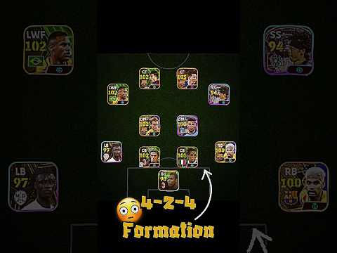 Trick To Get 424 Formation in eFootball 2024 🔥