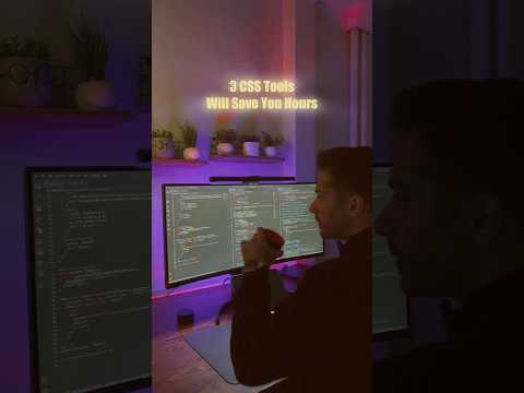 3 CSS Tools Will Save You Hours! #css #csstricks #csstutorial #frontend #developer