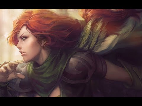 DotA 2! Windrunner Offlane Full Items!