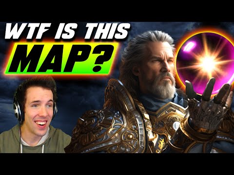 Grubby invites Leon for a 1v1 - but uses RIGGED map, LMAO - WC3 - Grubby