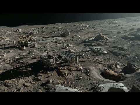 The Melted Platforms of a Forgotten Moon 🌑 2 Hour Lunar Ruins Soundscape  Ancient Technology Ambien