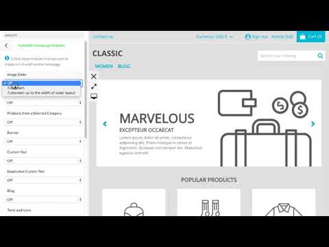How to set fullscreen image slider? (Prestashop 1.7)