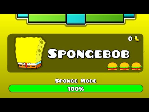 SPONGEBOB DASH (All Levels 1~8 / All Coins) | Geometry Dash Spongebob