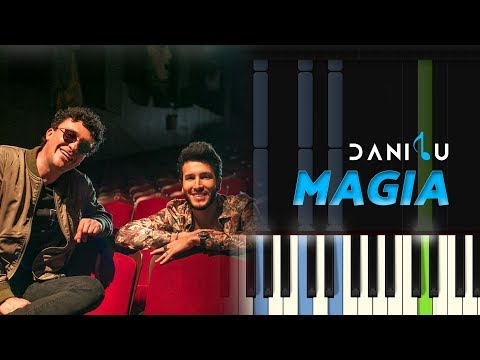 Magia | Andres Cepeda, Sebastian Yatra | Piano Tutorial + Partitura