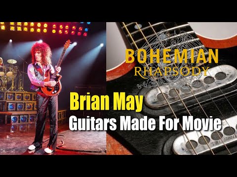 Bohemian Rhapsody Movie Props - The Guyton Brian May Red Special Guitars Made For Queen Biopic
