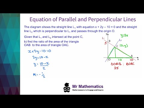 Equation of Parallel and Perpendicular Lines