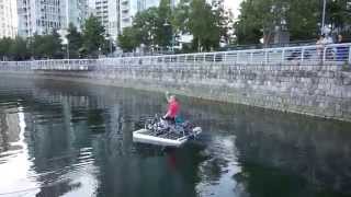 Yakiv's Amphibious Electric Tricycle - Yes it Works!