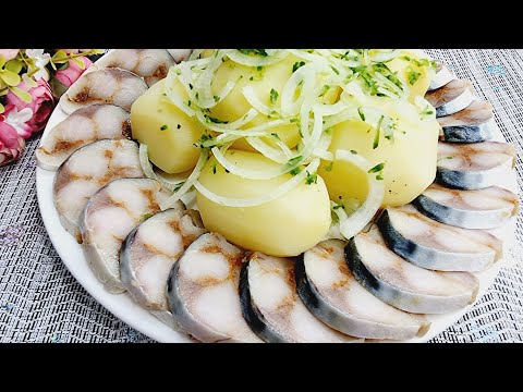 Salted mackerel. Fish dump Bashki. Snack fish.Скумбрия малосольная.Рыба Отвал Башки!Закусочная рыба