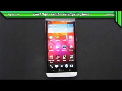 How To Disable Android Developer Options