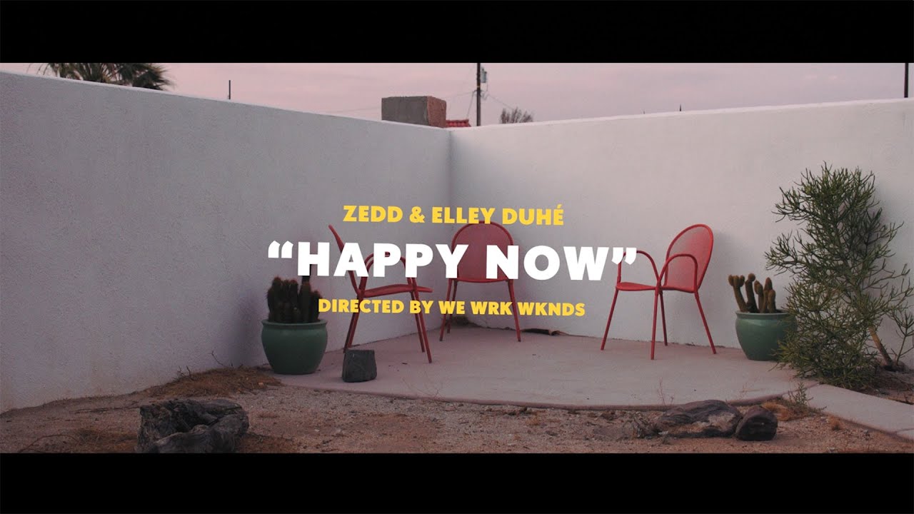 Zedd & Elley Duhé — Happy Now (Lyric Video)