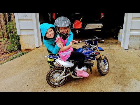 An adventure to get a little girl a Dirt bike. Exciting fun!