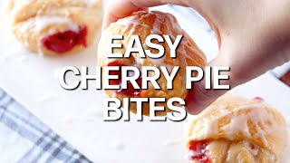 How to make: EASY CHERRY PIE BITES