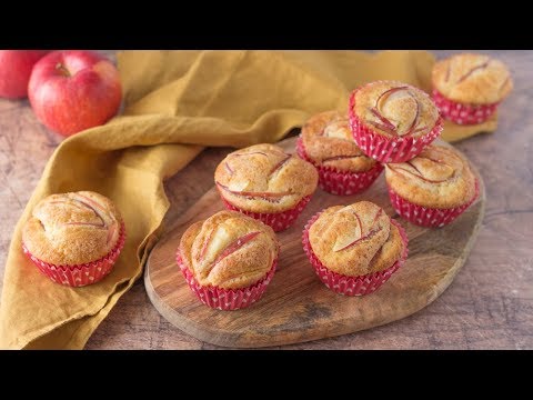 Muffin soffici alle mele | Ricetta Facile | Polvere di Riso
