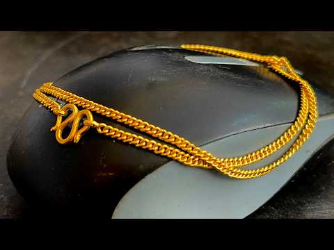 How I Made a Gold Chain By Hand | Gold Jewelry Making Process