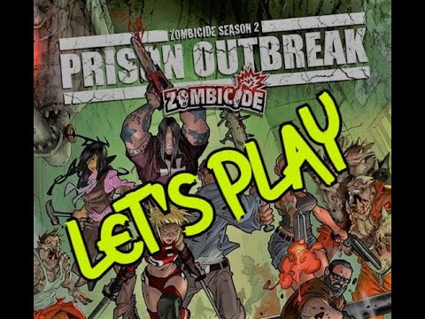 ZOMBICIDE Prison Outbreak Mission #5 An Easy Mission Solo Playthrough