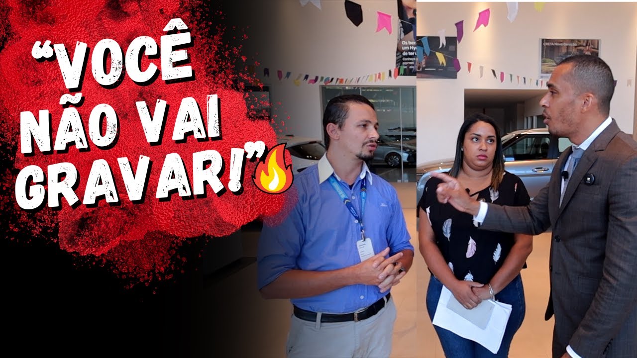 COMPRADORA LESADA! Carro com DEFEITO GRAVE e gerente TENTA IMPEDIR FILMAGEM!