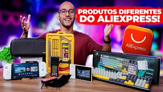 SUPER UNBOXING DE IMPORTADOS DO ALIEXPRESS COM TECLADO TOP, ACESSÓRIOS DE SWITCH, ALARME E MAIS!