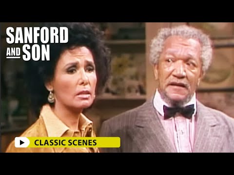 Fred Gets a Kiss from Lena Horne | Sanford and Son