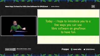 More ways to have fun with Libre Software on GNU/Linux!