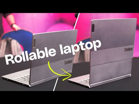 Lenovo made a rolling laptop