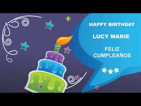 LucyMarie   Card Tarjeta - Happy Birthday