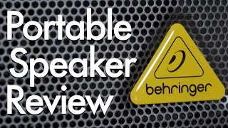 Video thumbnail for Behringer Europort MPA40BT Battery-Powered PA Speaker Review by This Does Not Compute