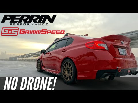 PERRIN Resonated Catback w/ GRIMMSPEED Catted J-Pipe | 2018 SUBARU WRX