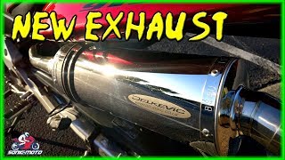 Delkevic Exhaust on the 2007 Honda 919 Hornet CB900F