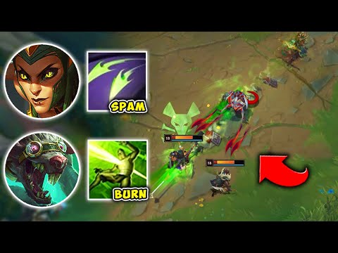 WE RAN DOUBLE POISONS AND CASSIOPEIA IS A MACHINE GUN! (SPAM E) - League of Legends