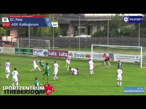 24.09.16 SC Retz - ASK Kottingbrunn - Highlight  (1. Halbzeit / 37:11) am 24.09.2016 16:40