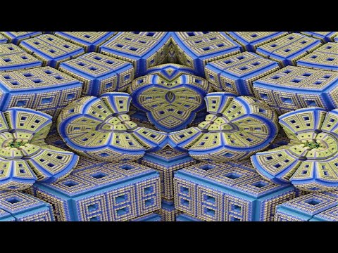 Deep 3D Fractal Zoom Animation