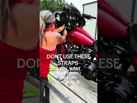 Thick & Easy Ratchet Straps for Your Ride #motorcycles #trailer #bagger