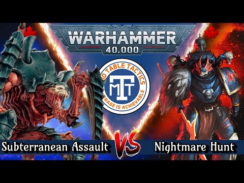 Warhammer 40k Battle Report: Chaos Space Marines VS Tyranids