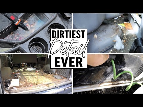 DIRTIEST Car Cleaning EVER! Complete Disaster Car Detailing Transformation