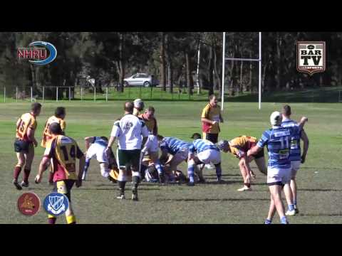 2015 NHRU Round 11 Premier 2 Highlights - Lake Macquarie v Wanderers