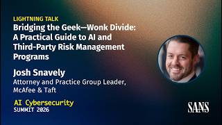Lightning Talk: Bridging Geek–Wonk Divide in AI Risk