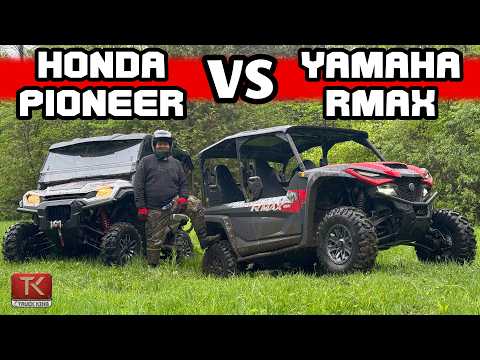 Off-Road Showdown! 2025 Yamaha RMAX4 Compact vs Honda Pioneer 1000-5