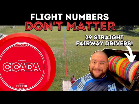 How Straight is the Discraft Cicada VS Other Straight Fairway ...