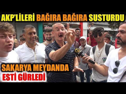 EL TÍO DE LA OPOSICIÓN GRITÓ A LOS MIEMBROS DEL AKP EN SAKARYA, ELLA DIJO: "LOS PONDÉ A TODOS FRE...