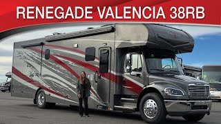 A preview image of the linked video showcasing 2022 Renegade Valencia 38RB