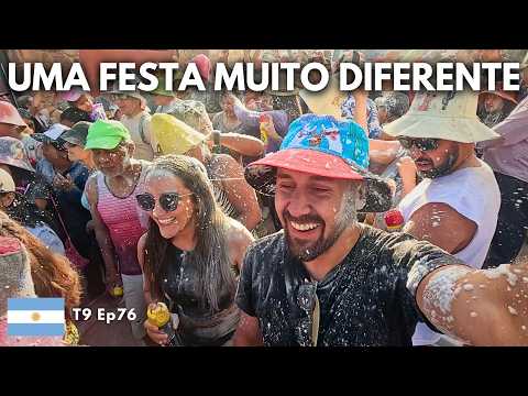 Purmamarca EXPLODIU em cores, espuma e TALCO | Norte da Argentina de motorhome - T9 Ep76